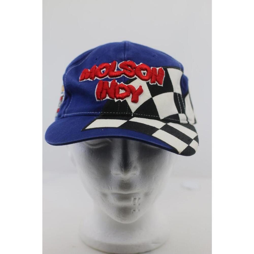 Molson Indy Vancouver NASCAR Cap Checkered Flag Blue Adjustable